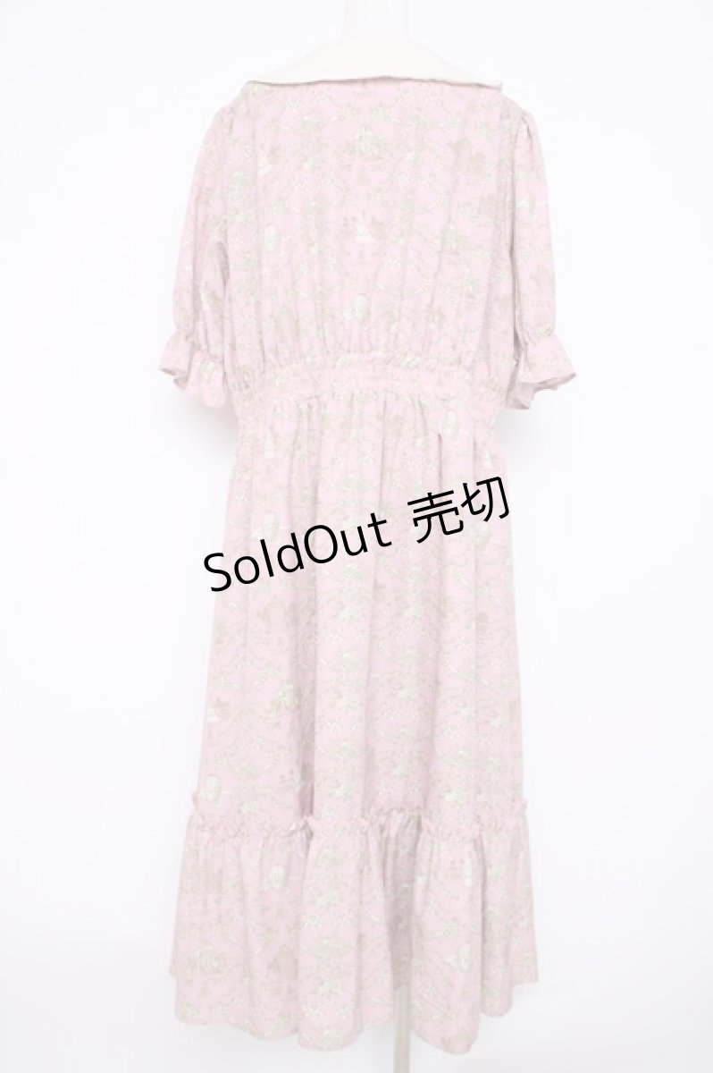 画像2: m petit by misako / NINA’Sワンピース 4L ピンク Y-26-09-04-083-LO-OP-SZ-ZT0906A (2)