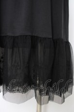 画像3: axes femme / チュールレースペチスカート  黒 Y-26-09-04-092-AX-SK-SZ-ZY (3)