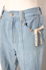 画像4: axes femme / バラリボンレースアップデニム F ウォッシュ Y-26-09-04-093-AX-PA-SZ-ZY (4)