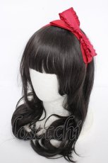 画像1: m petit by misako / リボンカチューシャ  赤 Y-26-09-04-023-LO-AC-SZ-ZY (1)