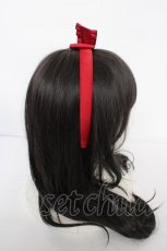 画像3: m petit by misako / リボンカチューシャ  赤 Y-26-09-04-023-LO-AC-SZ-ZY (3)