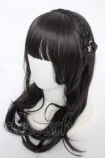 画像1: m petit by misako / サンリオキャラクターズコラボ クロミカチューシャ  黒 Y-26-09-04-025-LO-AC-SZ-ZY (1)