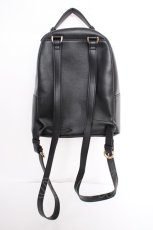 画像2: Maison de FLEUR / ソリッドリボンリュック F ブラック Y-26-09-05-047-LO-BG-SZ-ZY (2)