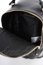 画像3: Maison de FLEUR / ソリッドリボンリュック F ブラック Y-26-09-05-047-LO-BG-SZ-ZY (3)