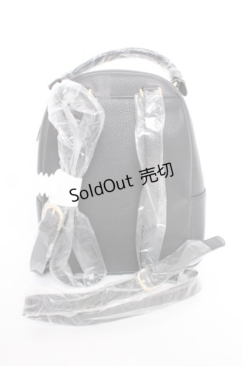画像2: Maison de FLEUR / 新宿限定パールリボンリュック F ブラック Y-26-09-05-048-LO-BG-SZ-ZY (2)