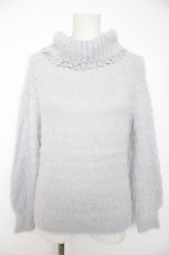 画像1: axes femme / シャギーニット M サックス Y-26-09-05-067-AX-TO-SZ-ZY (1)