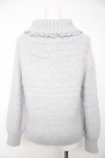 画像2: axes femme / シャギーニット M サックス Y-26-09-05-067-AX-TO-SZ-ZY (2)