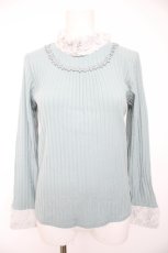 画像1: axes femme / ファースタンドインナープルオーバー M グリーン Y-26-09-05-081-AX-TO-SZ-ZY (1)