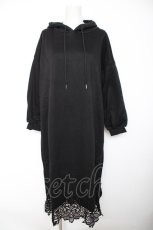 画像1: axes femme / パーカーワンピース M 黒 Y-26-09-05-093-AX-OP-SZ-ZY (1)