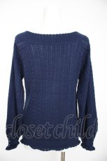 画像2: axes femme / 前後2WAYニットプルオーバー M 紺 Y-26-09-05-119-AX-TO-SZ-ZY (2)