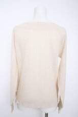 画像2: axes femme / 前後2WAYニットプルオーバー M 生成り Y-26-09-05-122-AX-TO-SZ-ZY (2)