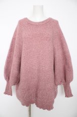 画像1: axes femme / 2wayメランジニット F ピンク Y-26-09-05-123-AX-TO-SZ-ZY (1)