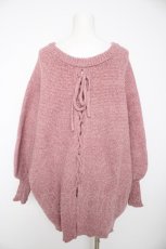画像2: axes femme / 2wayメランジニット F ピンク Y-26-09-05-123-AX-TO-SZ-ZY (2)