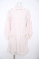 画像1: mille fille closet by LODISPOTTO / heart ニットワンピース M ピンク Y-26-09-05-135-LO-OP-SZ-ZY (1)