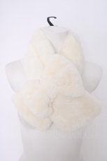 画像1: m petit by misako / AMリボンツキティペット  中白 Y-26-09-05-013-LO-ZA-SZ-ZY (1)