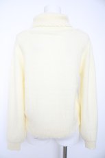画像2: axes femme POETIQUE / バラ刺繍ニットプルオーバー M 生成り Y-26-09-05-171-AX-TO-SZ-ZY (2)