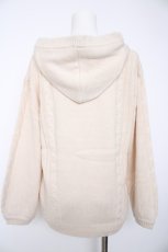 画像2: axes femme / モチーフレースニットパーカー M 生成り Y-26-09-05-175-AX-TO-SZ-ZY (2)