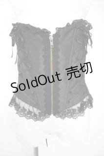 ATELIER PIERROT / レースアップロングコルセット 黒 Y-26-09-05-189