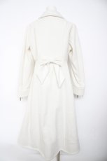 画像2: axes femme / ファー襟フィッシュテールコート M 生成り Y-26-09-06-045-AX-CO-SZ-ZY (2)