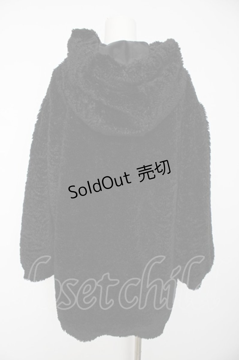 画像2: axes femme POETIQUE / ボリュームデザインボアコート M 黒 Y-26-09-06-055-AX-CO-SZ-ZTC083 (2)