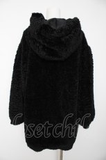 画像2: axes femme POETIQUE / ボリュームデザインボアコート M 黒 Y-26-09-06-055-AX-CO-SZ-ZY (2)