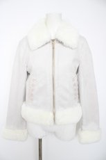 画像1: axes femme / ファースエードコート M 白 Y-26-09-06-060-AX-CO-SZ-ZY (1)