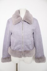 画像1: axes femme / ファースエードコート M ラベンダー Y-26-09-06-061-AX-CO-SZ-ZY (1)