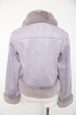 画像2: axes femme / ファースエードコート M ラベンダー Y-26-09-06-061-AX-CO-SZ-ZY (2)
