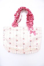 画像1: Maison de FLEUR / 花柄トート  生成り Y-26-09-06-012-LO-BG-SZ-ZY (1)