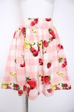 画像1: MILK / フルーチェスカート  ピンク Y-26-09-06-031-ML-SK-SZ-ZY (1)