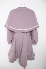 画像2: axes femme kawaii / ケープ付きロングコート M ラベンダー Y-26-09-06-035-AX-CO-SZ-ZY (2)