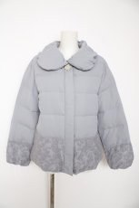 画像1: axes femme / フェミニンショートダウンコート L サックス Y-26-09-06-042-AX-CO-SZ-ZY (1)