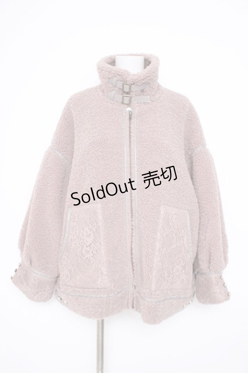 画像1: axes femme / ＭＡー１風ボアコート F ピンク Y-26-09-07-037-AX-TO-SZ-ZY (1)