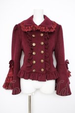 画像1: ATELIER PIERROT / Alettaショートコート 1 ワイン Y-26-09-07-038-EL-CO-AS-ZY (1)