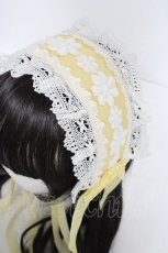 画像4: BABY,THE STARS SHINE BRIGHT / Emiliaギンガムヘッドドレス  イエロー Y-26-09-07-005-BA-AC-SZ-ZY (4)