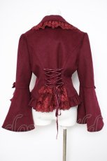 画像3: ATELIER PIERROT / Alettaショートコート 1 ワイン Y-26-09-07-038-EL-CO-AS-ZY (3)