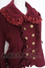 画像4: ATELIER PIERROT / Alettaショートコート 1 ワイン Y-26-09-07-038-EL-CO-AS-ZY (4)