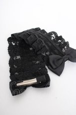 画像4: m petit by misako / ヘッドドレス  黒 Y-26-09-07-006-LO-AC-SZ-ZY (4)