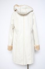 画像2: axes femme / フード付きムートンコート M キナリ Y-26-09-07-057-AX-CO-SZ-ZY (2)