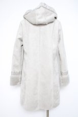 画像2: axes femme / フード付きムートンコート M グレー Y-26-09-07-058-AX-CO-SZ-ZY (2)