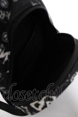 画像3: NieR Clothing / NIER FACE ×LOGO リュック  黒 Y-26-09-07-013-PU-BG-SZ-ZY (3)