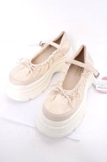 画像1: m petit by misako / TT*AMレースBバレエ LL 中薄橙 Y-26-09-07-014-LO-SH-SZ-ZY (1)