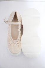 画像5: m petit by misako / TT*AMレースBバレエ LL 中薄橙 Y-26-09-07-014-LO-SH-SZ-ZY (5)