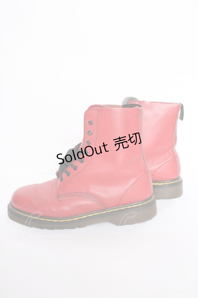 画像2: Dr.Martens / 8ホールブーツ 表記消え チェリーレッド Y-26-09-07-016-PU-SH-SZ-ZY (2)