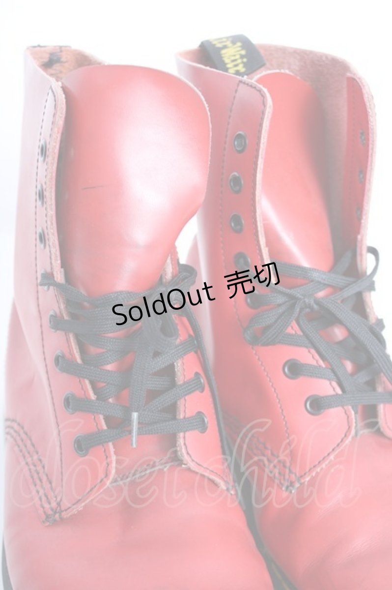 画像7: Dr.Martens / 8ホールブーツ 表記消え チェリーレッド Y-26-09-07-016-PU-SH-SZ-ZY (7)