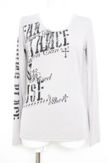 画像1: GHOST of HARLEM / 羽デザイントップス  グレー Y-26-09-08-043-PU-TO-SZ-ZY (1)