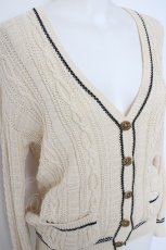 画像3: INGEBORG / ライン入りニットカーデ  生成り Y-26-09-08-051-LO-TO-SZ-ZY (3)