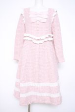 画像1: Lolime by mellfy memory / twinkle tweed ワンピース M ピンク Y-26-09-08-063-LO-OP-SZ-ZY (1)