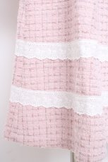 画像5: Lolime by mellfy memory / twinkle tweed ワンピース M ピンク Y-26-09-08-063-LO-OP-SZ-ZY (5)