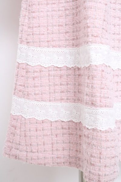 Lolime by mellfy memory / twinkle tweed ワンピース M ピンク Y-26
